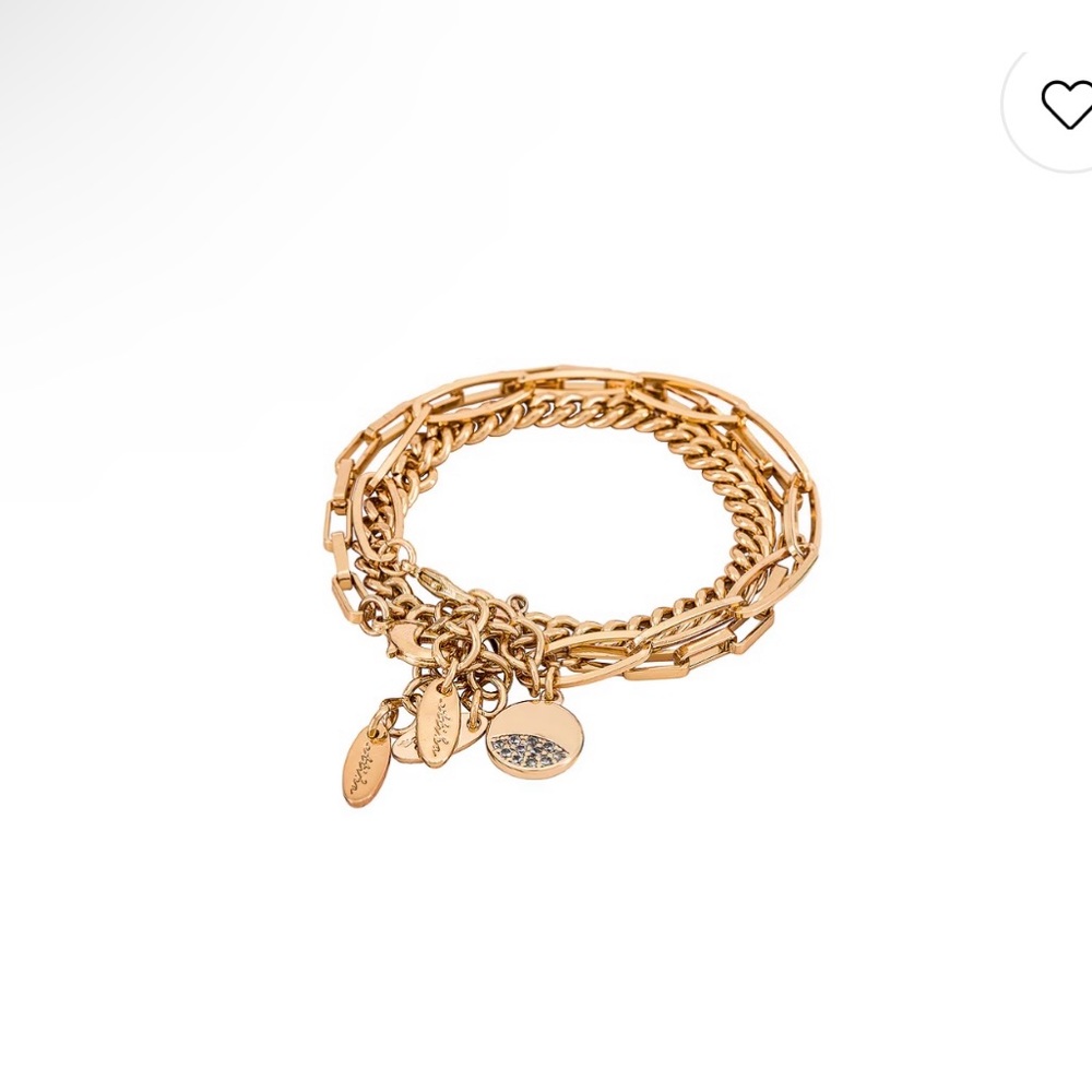 REVOLVE Ettika Gold Chain Bracelet set